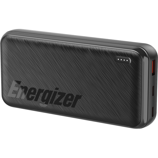 Зовнішній акумулятор Energizer 20000mAh 22.5W Black (UE20055PQ)