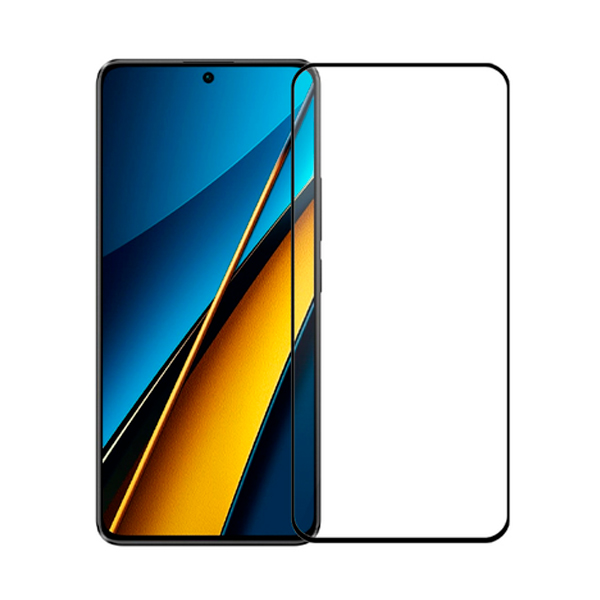 Защитное стекло для Xiaomi Redmi Note 13 Pro 5G/Poco X6/X6 Pro/F6/F6 Pro/Xiaomi 14T/14T Pro 5D Black