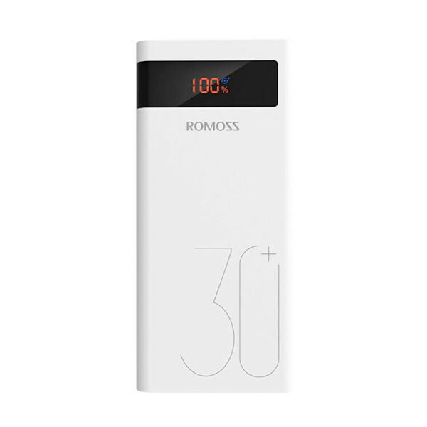 Зовнішній акумулятор Romoss Sense 8P+ 30000mAh White (PHP30-515-1134)