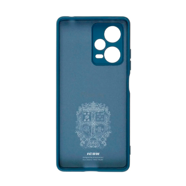 Чохол Original Soft Touch Case for Xiaomi Redmi Note12 Pro Plus 5G Dark Blue with Camera Lens