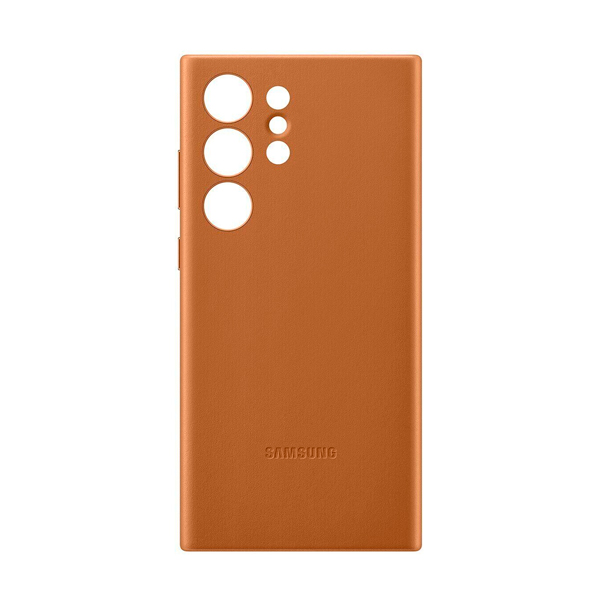 Чохол Samsung S918 Galaxy S23 Ultra Leather Case Camel (EF-VS918LAEGRU)