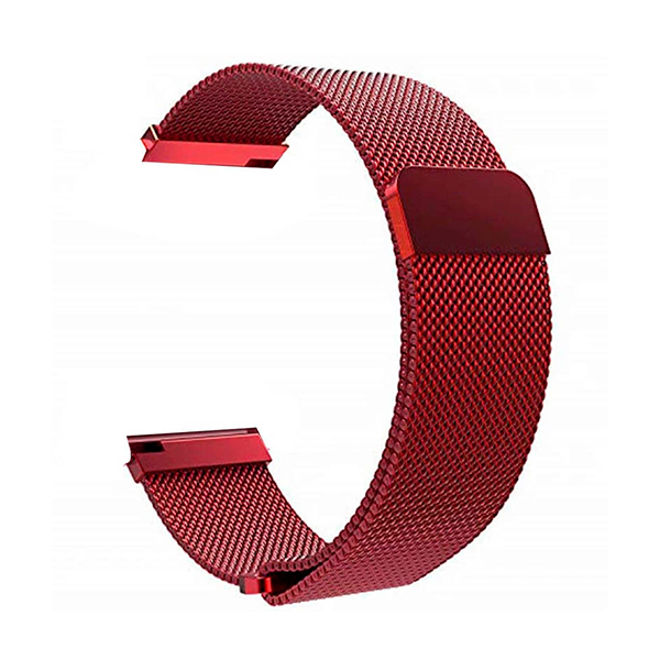 Ремінець для браслета Milanese Loop для Xiaomi Amazfit/Samsung 20 mm Red