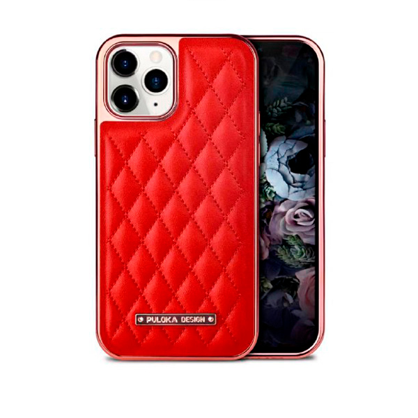 Чохол Puloka Leather Case для iPhone 11 Pro Red