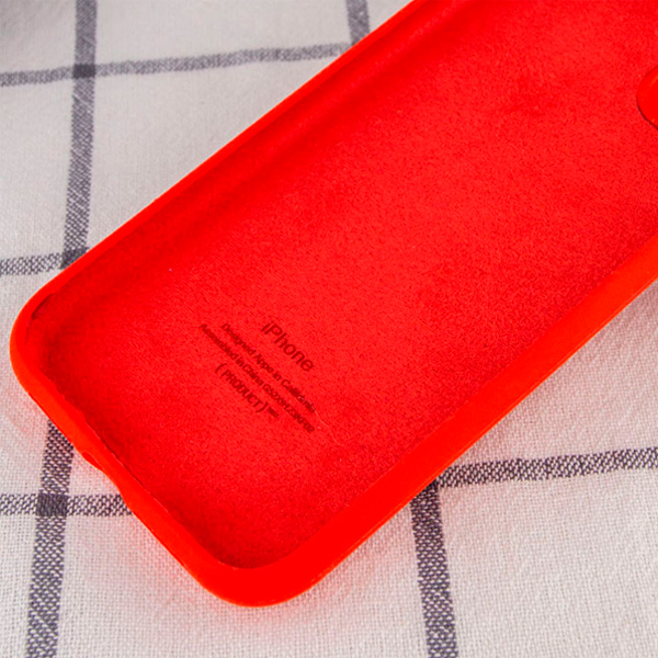 Чохол Soft Touch для Apple iPhone 13/14 Red with Camera Lens Protection