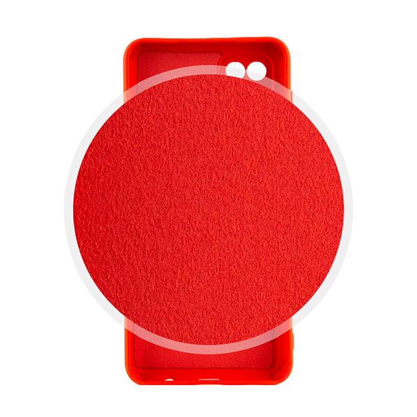 Чохол Original Soft Touch Case for Samsung A12-2021/A125/M12-2021 Red with Camera Lens