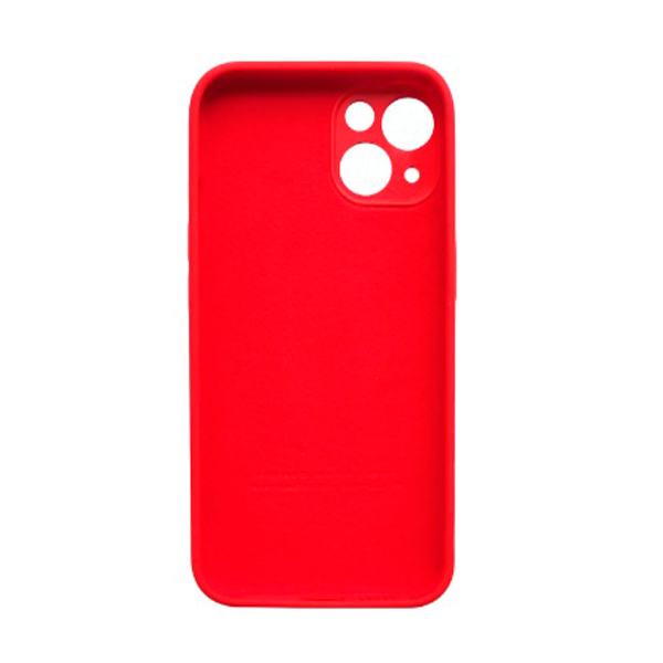 Чохол Soft Touch для Apple iPhone 13/14 Red with Camera Lens Protection Square