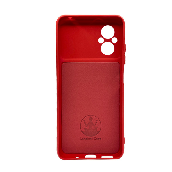 Чехол Original Soft Touch Case for Xiaomi Poco M5/Redmi Note 11R Red with Camera Lens