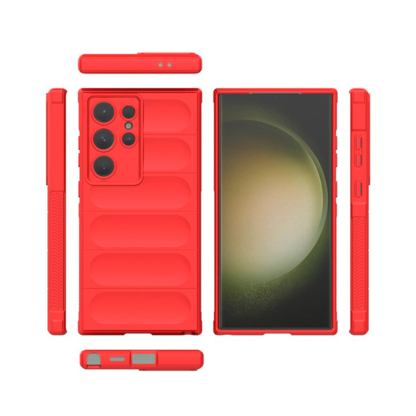 Чохол Cosmic Magic Shield for Samsung S24 Ultra-2024/S928 Red with Camera Lens