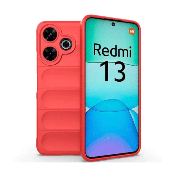 Чехол Cosmic Magic Shield for Xiaomi Redmi 13 4G/Poco M6 4G Red with Camera Lens