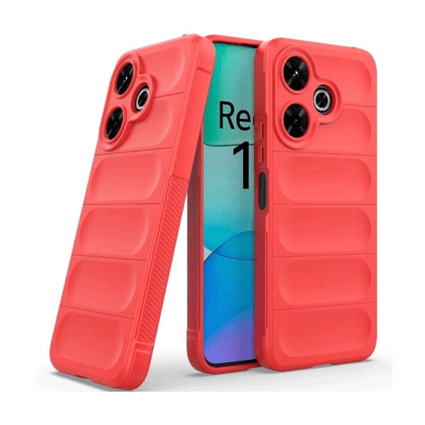 Чехол Cosmic Magic Shield for Xiaomi Redmi 13 4G/Poco M6 4G Red with Camera Lens