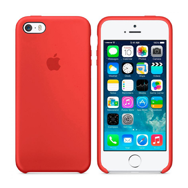 Чехол Soft Touch для Apple iPhone 5/5S Raspberry Red