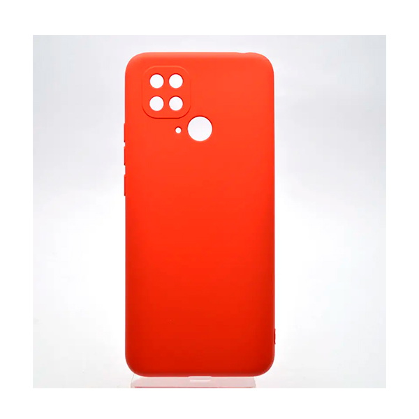 Чехол Original Soft Touch Case for Xiaomi Redmi 10с/Poco C40 Red with Camera Lens