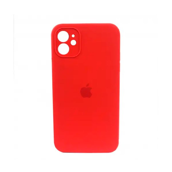 Чехол Original Soft Touch Case for iPhone 11 Red with Camera Lens