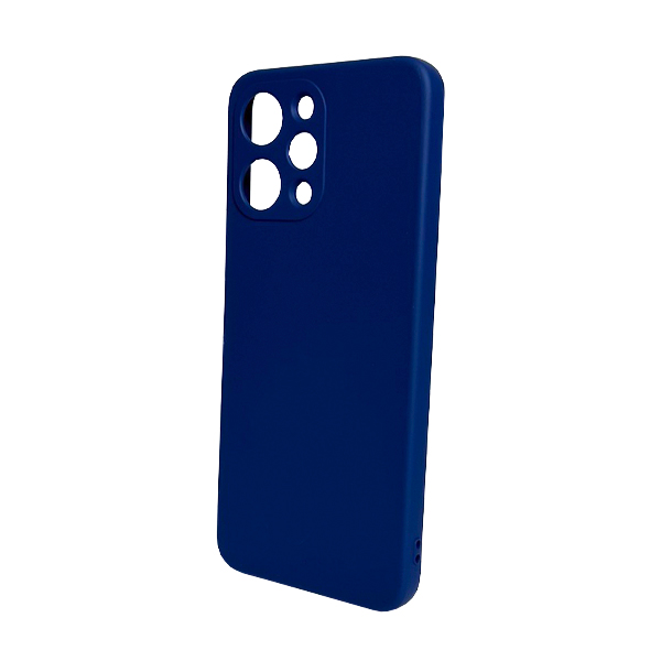 Чехол Original Soft Touch Case for Xiaomi Redmi 12 Dark Blue with Camera Lens