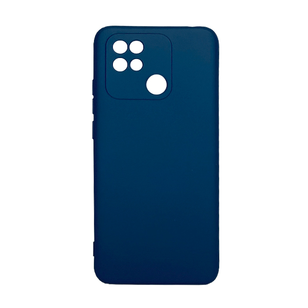 Чехол Original Soft Touch Case for Xiaomi Redmi 10с/Poco C40 Dark Blue with Camera Lens