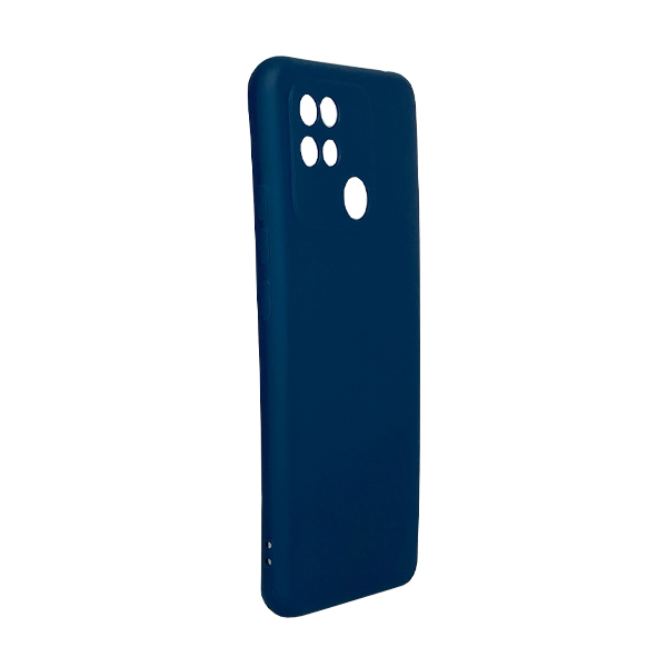 Чехол Original Soft Touch Case for Xiaomi Redmi 10с/Poco C40 Dark Blue with Camera Lens