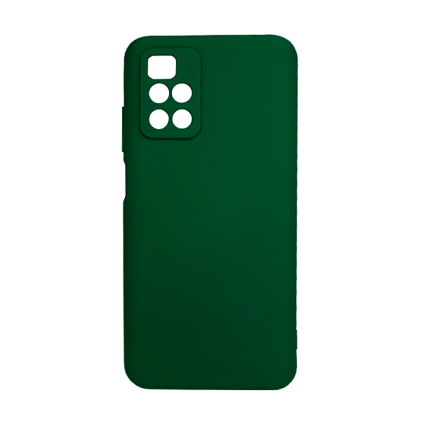 Чехол Original Soft Touch Case for Xiaomi Redmi 10/Note 11 4G Dark Green with Camera Lens