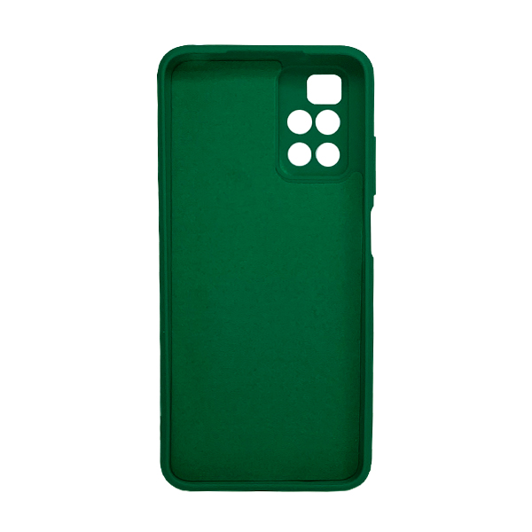 Чехол Original Soft Touch Case for Xiaomi Redmi 10/Note 11 4G Dark Green with Camera Lens