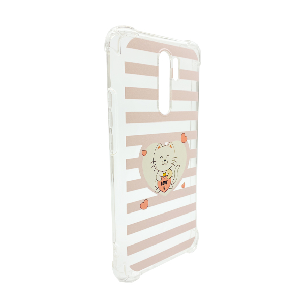 Чохол Wave Cute Case для Xiaomi Redmi 9 Clear Kitty Love