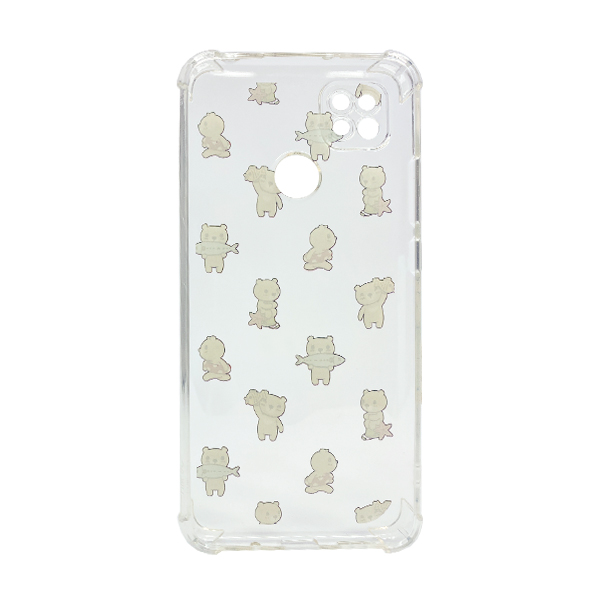 Чохол Wave Cute Case для Xiaomi Redmi 9с/10a Clear Little Bears with Camera Lens