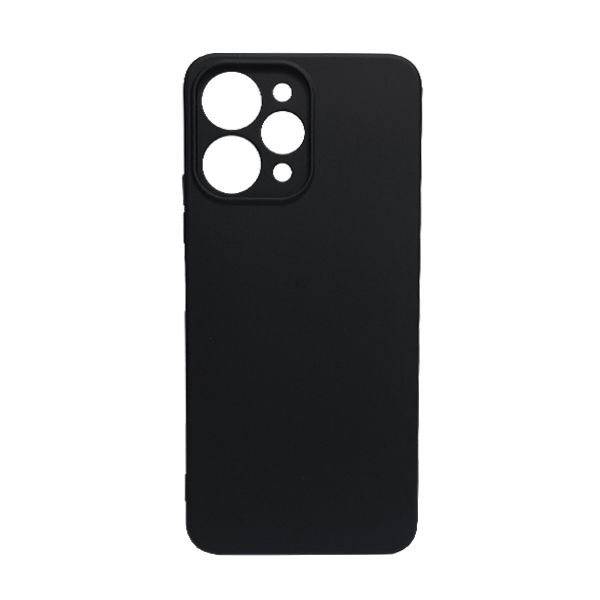 Чехол Original Soft Touch Case for Xiaomi Redmi 12 Black with Camera Lens