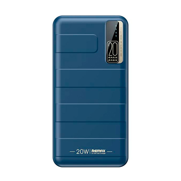 Внешний аккумулятор Remax Noah Series 20W+22.5W PD+QC Fast Charging Power Bank 20000mAh Blue (RPP-316)