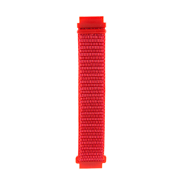 Ремінець для браслета Nylon для Xiaomi Amazfit/Samsung 20 mm Red