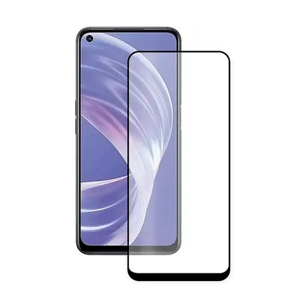 Защитное стекло для Oppo A74/A78 4G/A95/Reno 5 Lite/5z/7 4G/7 Lite/8T/8 5G/8 Lite/Find X3 Lite/X5 lite/Realme 8/8Pro/9/10 4G/11 4G 5D Black