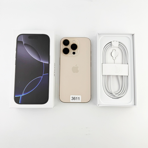 Apple iPhone 16 Pro 128GB Desert Titanium Б/У №3611 (Стан 8/10)