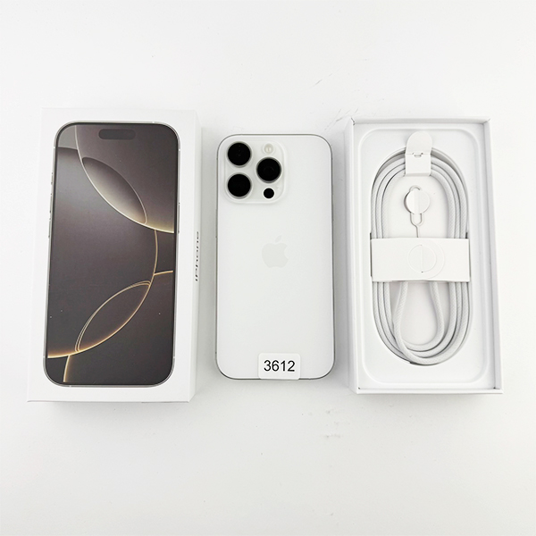 Apple iPhone 16 Pro 128GB White Titanium Б/У №3612 (Стан 8/10)
