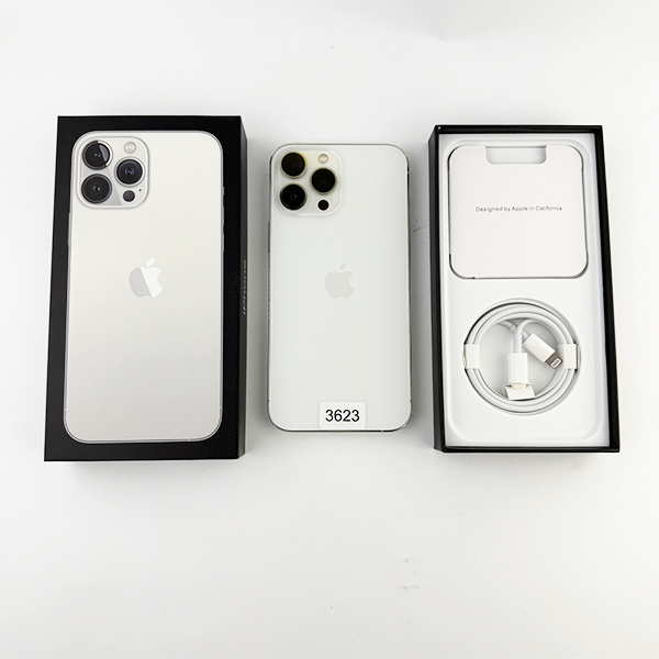 Apple iPhone 13 Pro Max 128GB Silver Б/У №3623  (стан 8/10)