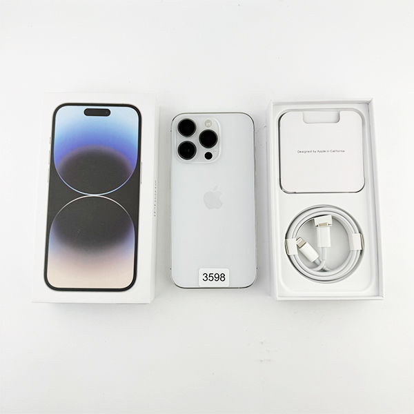Apple iPhone 14 Pro 128GB Silver Б/У №3598 (Стан 8/10)