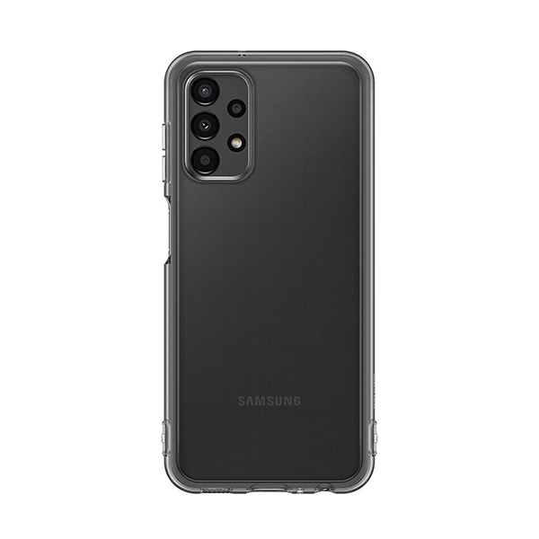 Чохол Samsung A135 Galaxy A13 Soft Clear Cover Black (EF-QA135TBEG)