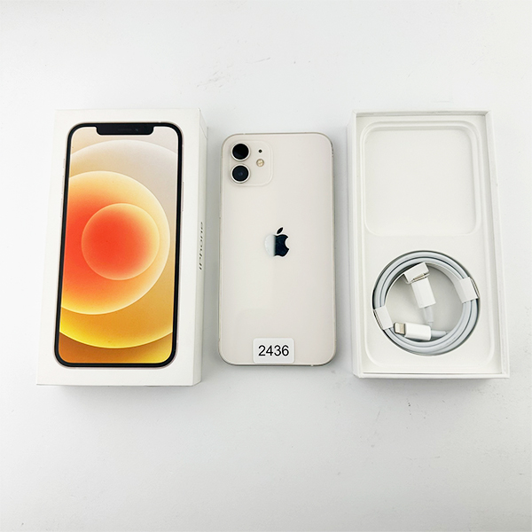 Apple iPhone 12 128GB White Б/У №2436 (Стан 8/10)