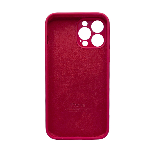 Чехол Soft Touch для Apple iPhone 13 Pro Max Rose Red with Camera Lens Protection