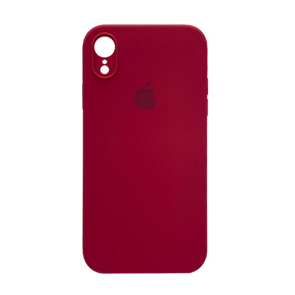 Чехол Soft Touch для Apple iPhone XR Rose Red with Camera Lens Protection