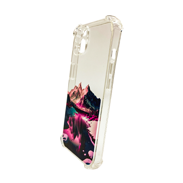 Чехол Wave Above Case для iPhone 13/14 Clear Rose Vallery with Camera Lens