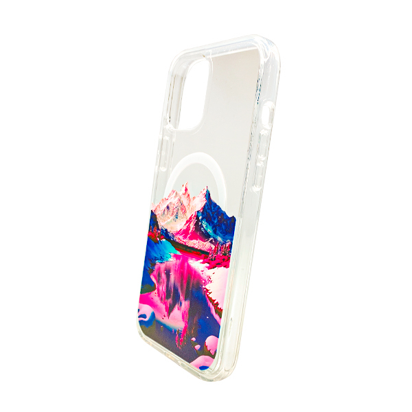 Чохол Wave Above Case для iPhone 14 Clear with MagSafe Rose Vallery