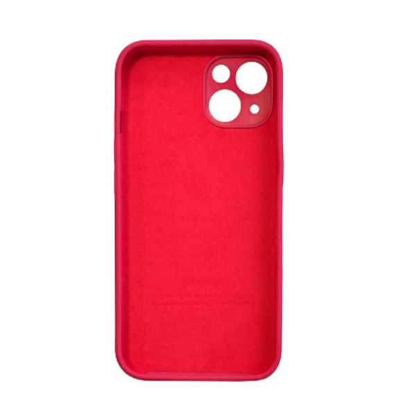 Чохол Soft Touch для Apple iPhone 13/14 Rose Red with Camera Lens Protection Square