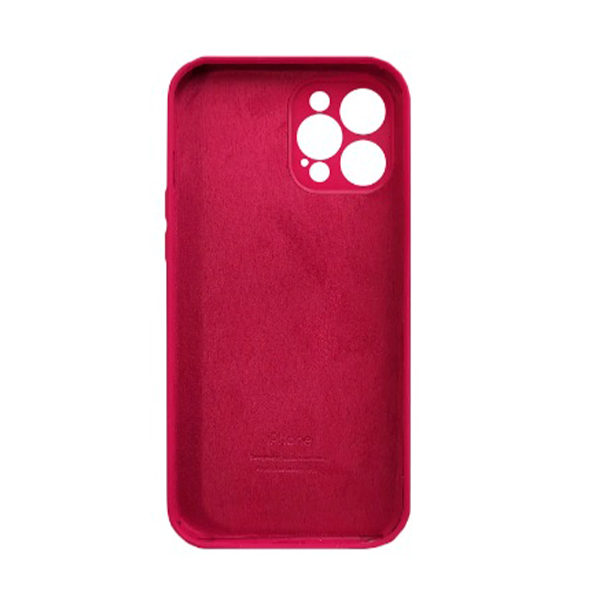 Чехол Soft Touch для Apple iPhone 13 Pro Rose Red with Camera Lens Protection Square