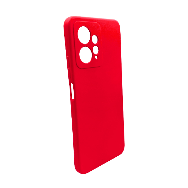 Чехол Original Soft Touch Case for Xiaomi Redmi Note12 4G Red with Camera Lens