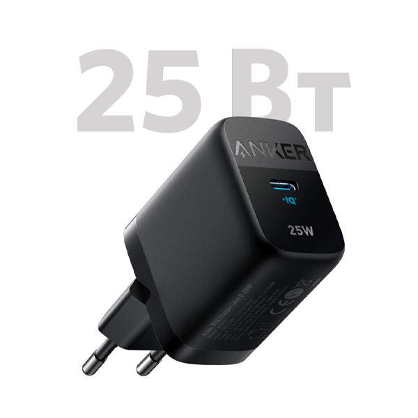 МЗП Anker PowerPort 312 - 25W USB-C Black (A2642G11)