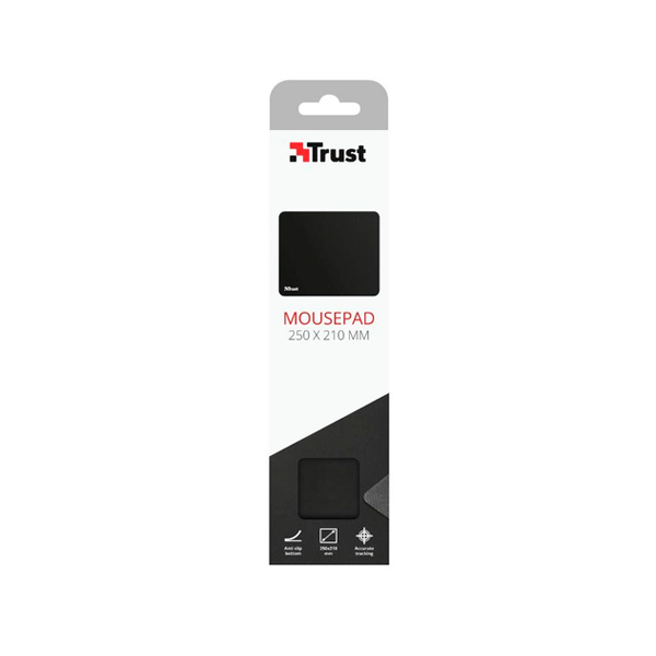 Коврик Trust Mouse Pad Black M (250x210x3mm) (24193)