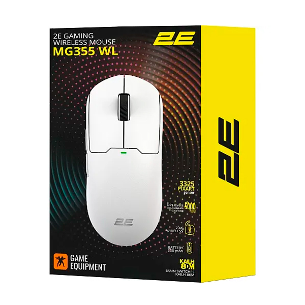 Проводная мышь 2E Gaming MG355 WL White (2E-MG355UWT-WL)