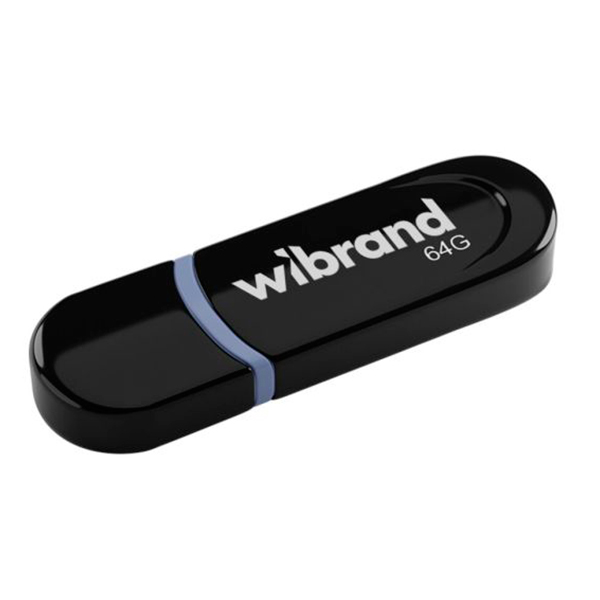 Флешка Wibrand 64GB Panther USB 2.0 Black (WI2.0/PA64P2B)