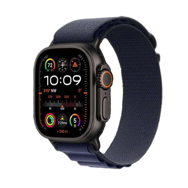 Смарт-годинник Apple Watch Ultra 2 Cellular 49mm Satin Black/Blue Alpine Loop