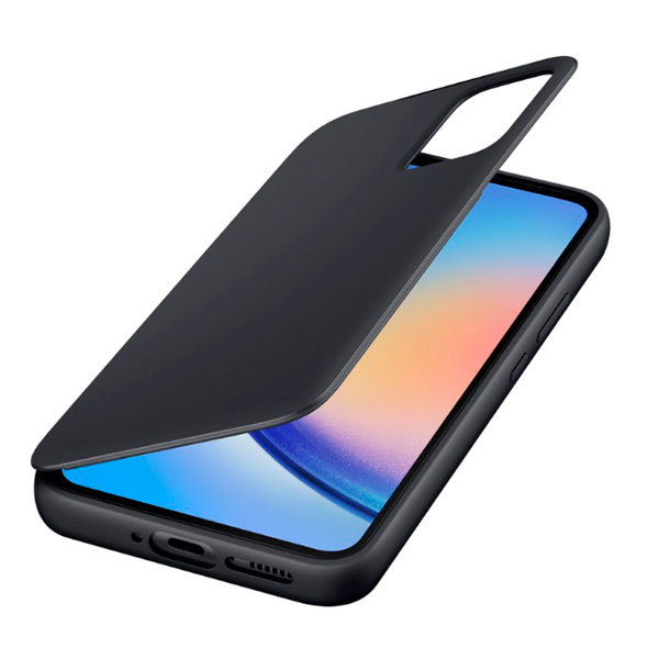 Чохол-книжка Samsung A34 Galaxy A346 Smart View Wallet Case Black (EF-ZA346CBEG)