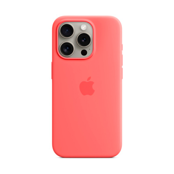 Чохол Apple iPhone 15 Pro Silicone Case with MagSafe Guava (MT1G3)