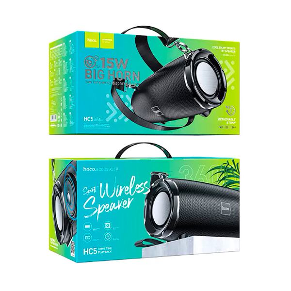 Портативна Bluetooth колонка Hoco HC5 Cool Enjoy Power (Black)