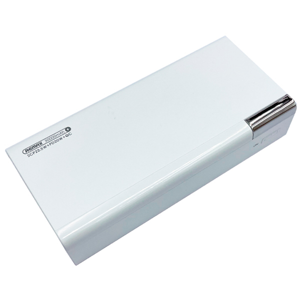 Зовнішній акумулятор Remax Riji Series 20W+22.5W Fast Charging RPP-257 30000mAh White